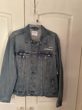 Old Navy Light Blue Washed Denim Jacket